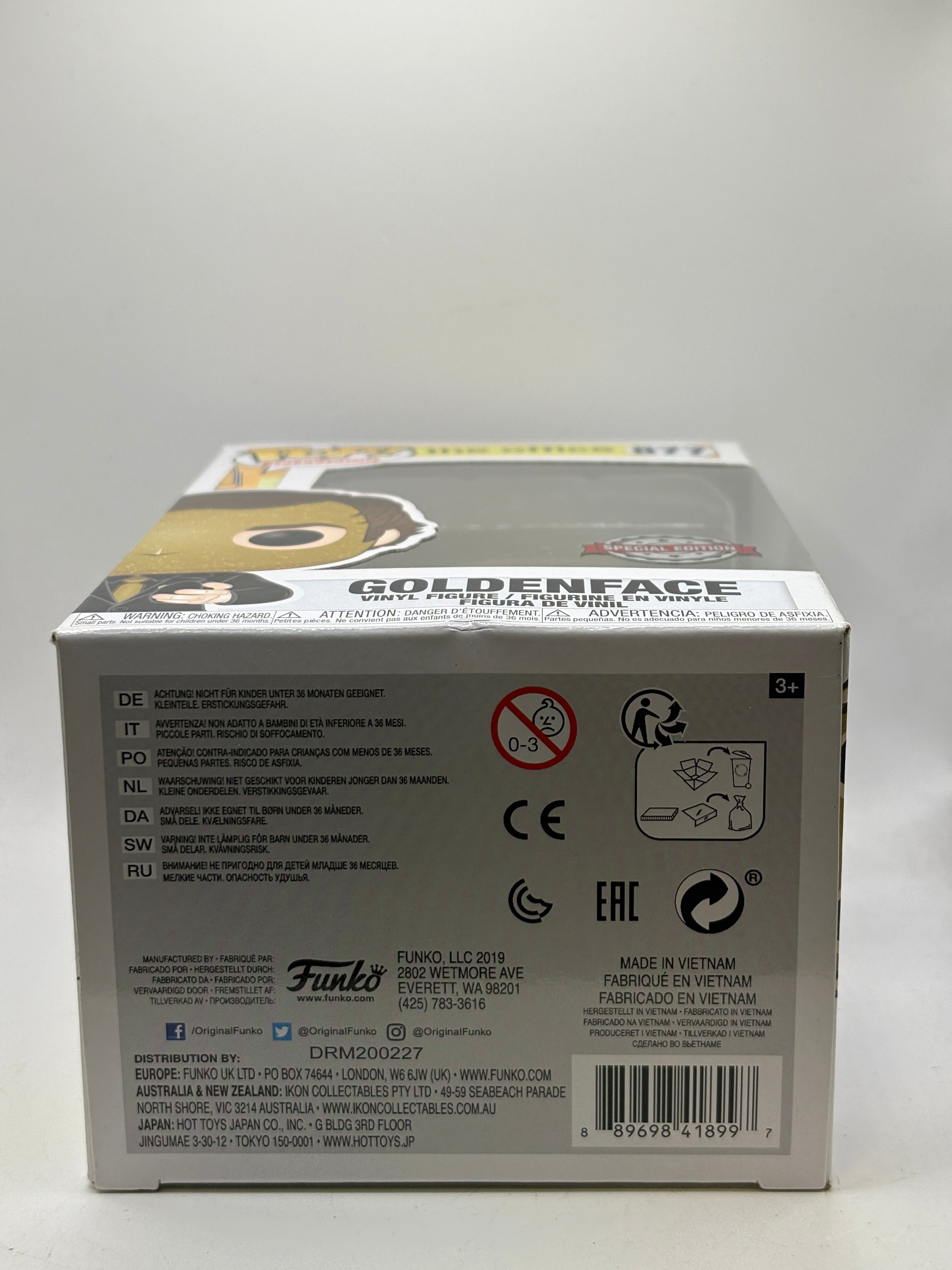 Funko POP! Television The Office #877 Goldenface Special Edition